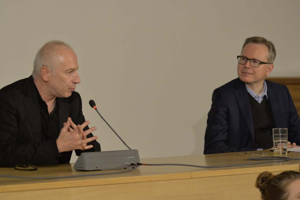 Vogel speaks to Reckwitz