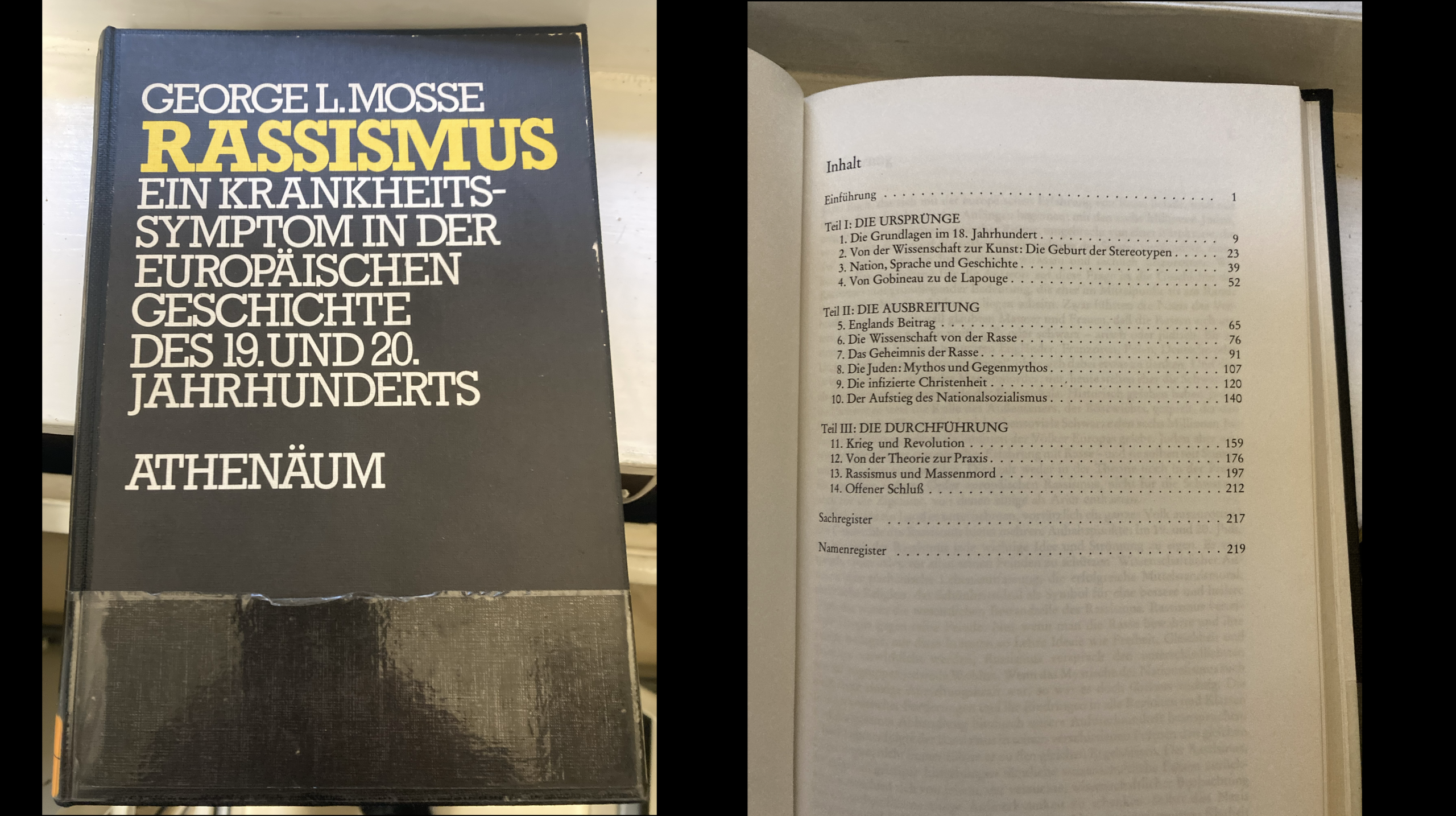German translation of George L. Mosse, Toward the Final Solution: A History of European Racism (Madison: University of Wisconsin Press, September 2020).