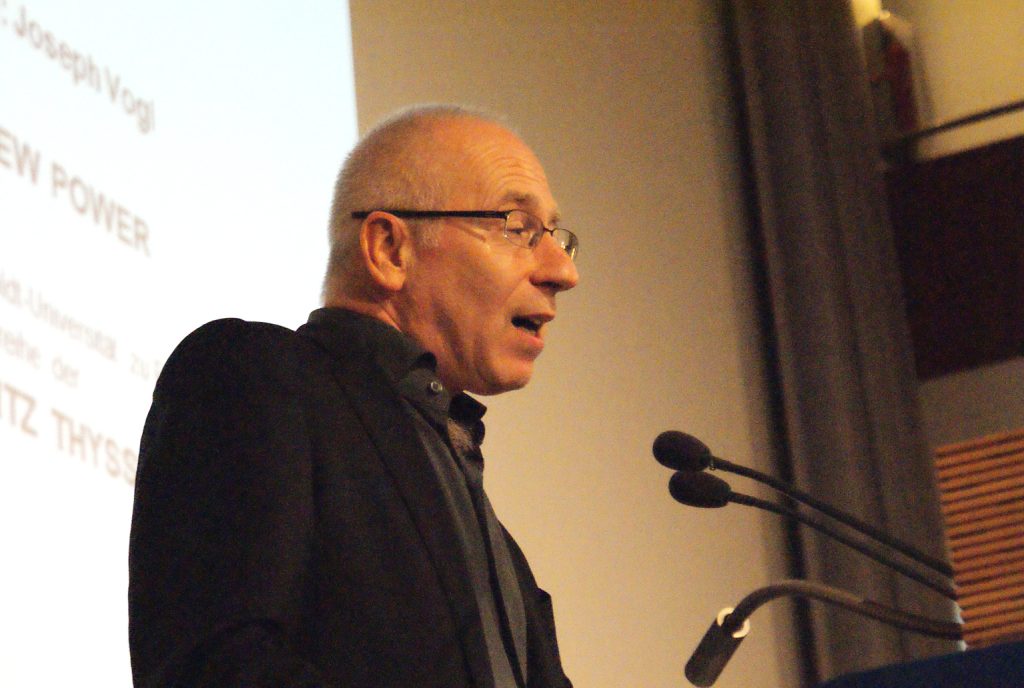 Joseph Vogl provides the introduction
