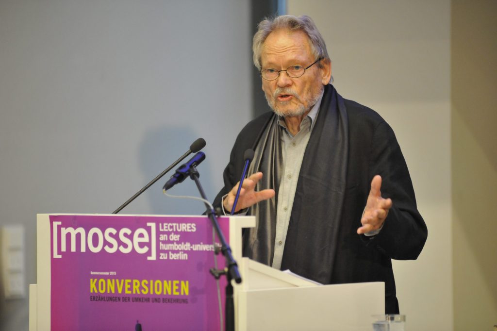 Briegleb lectures from the podium