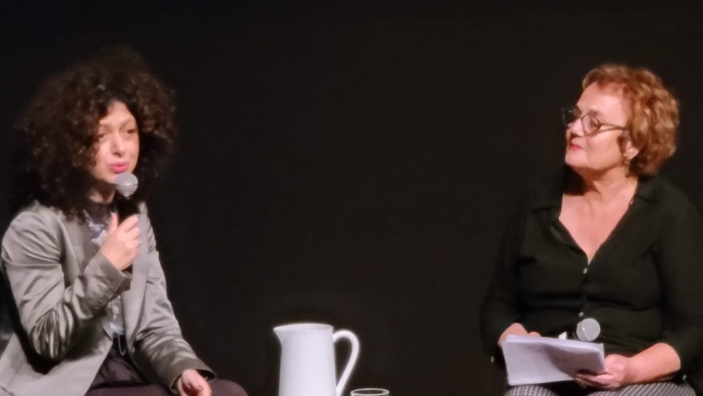 Pinar Öğrenci and Minoo Moallem in conversation