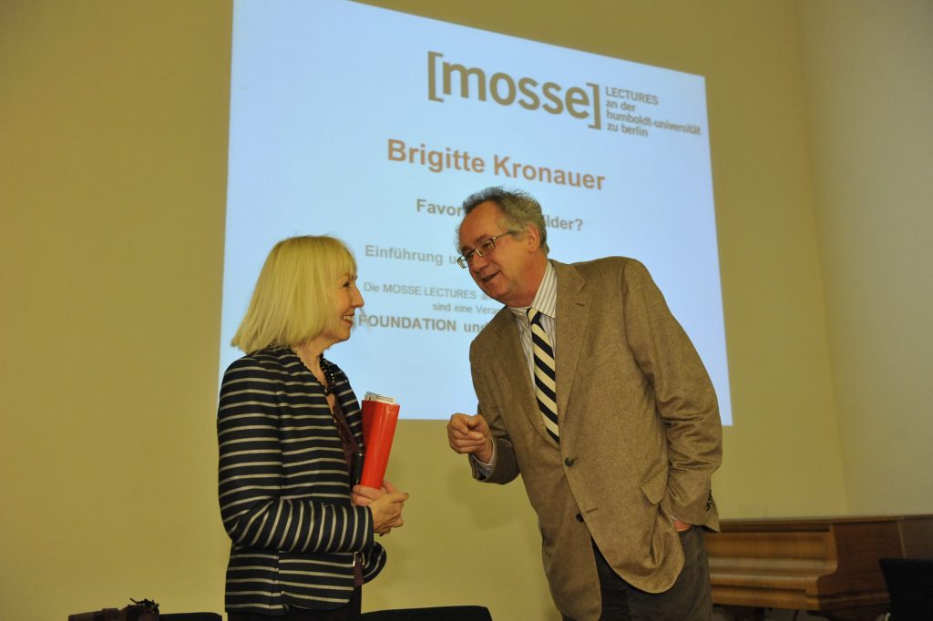 Kronauer speaking after the lecture