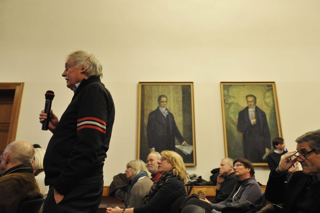 a question from the audience