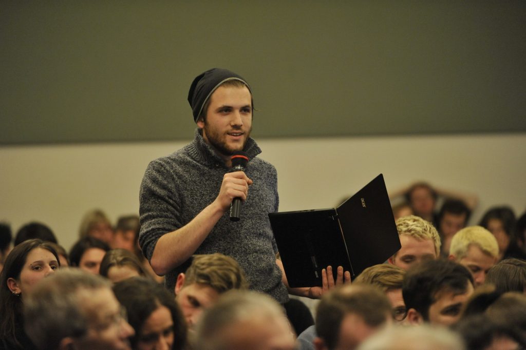 a question from the audience