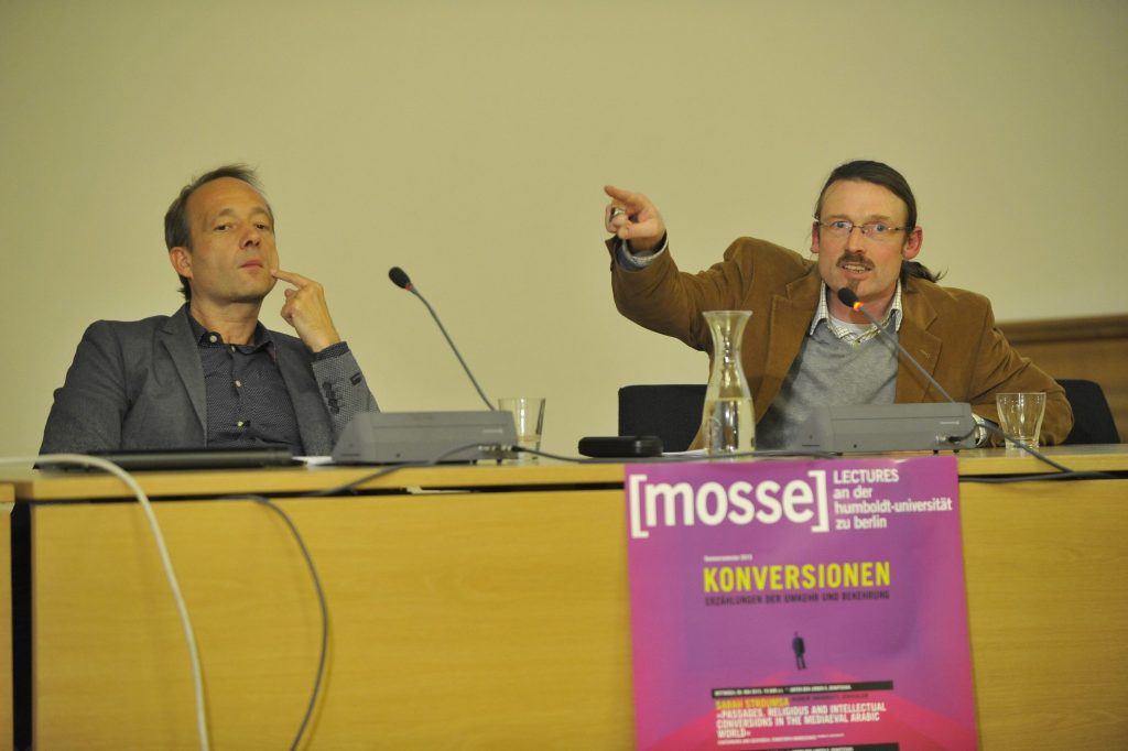 Weidner and Peters address the audience
