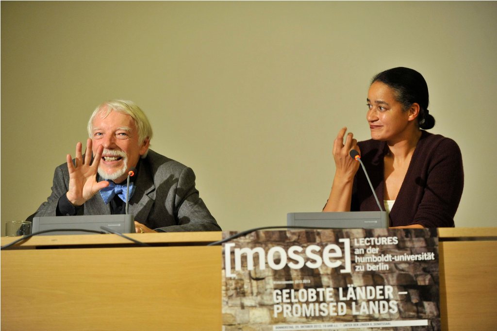 Assmann addresses the audience