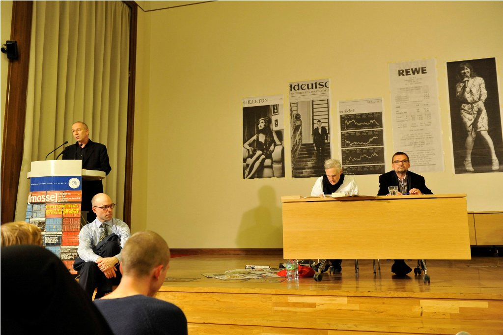 Goetz and Diederichsen on the stage