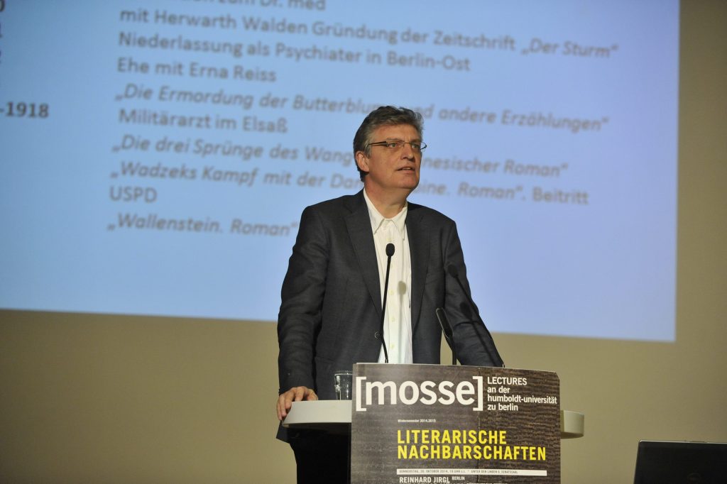 Lothar Müller delivers opening remarks