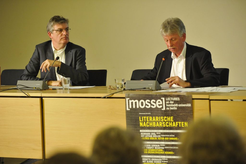 Jirgl and Müller in conversation