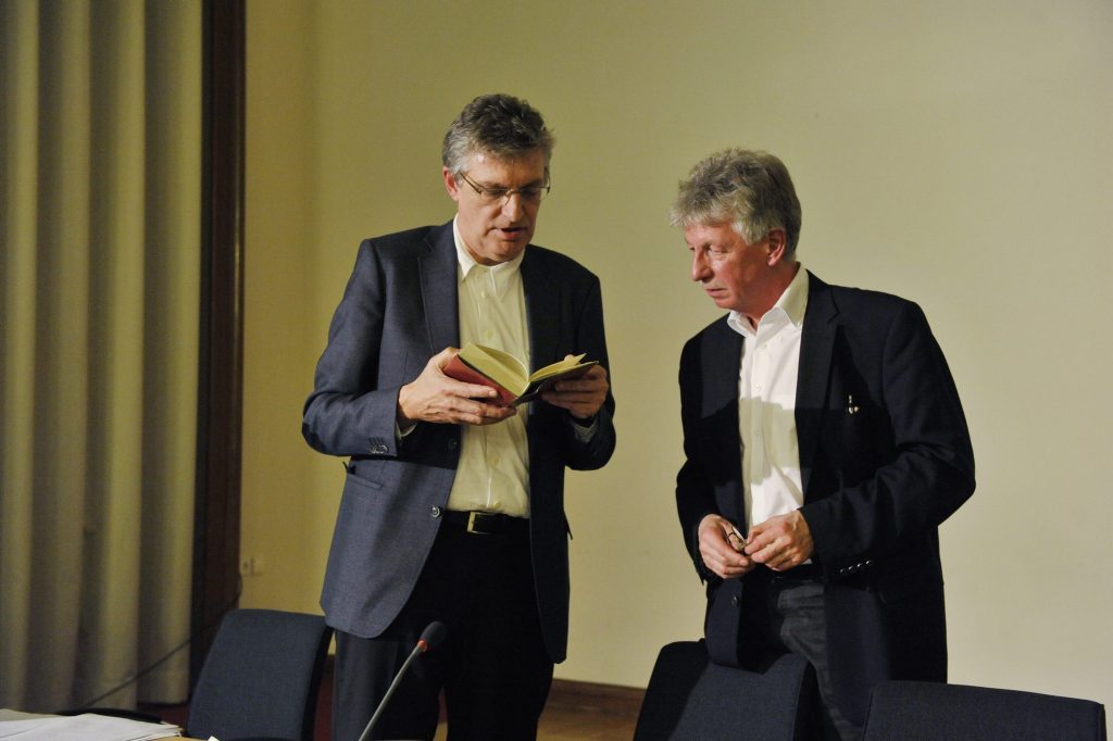 Jirgl and Müller in conversation