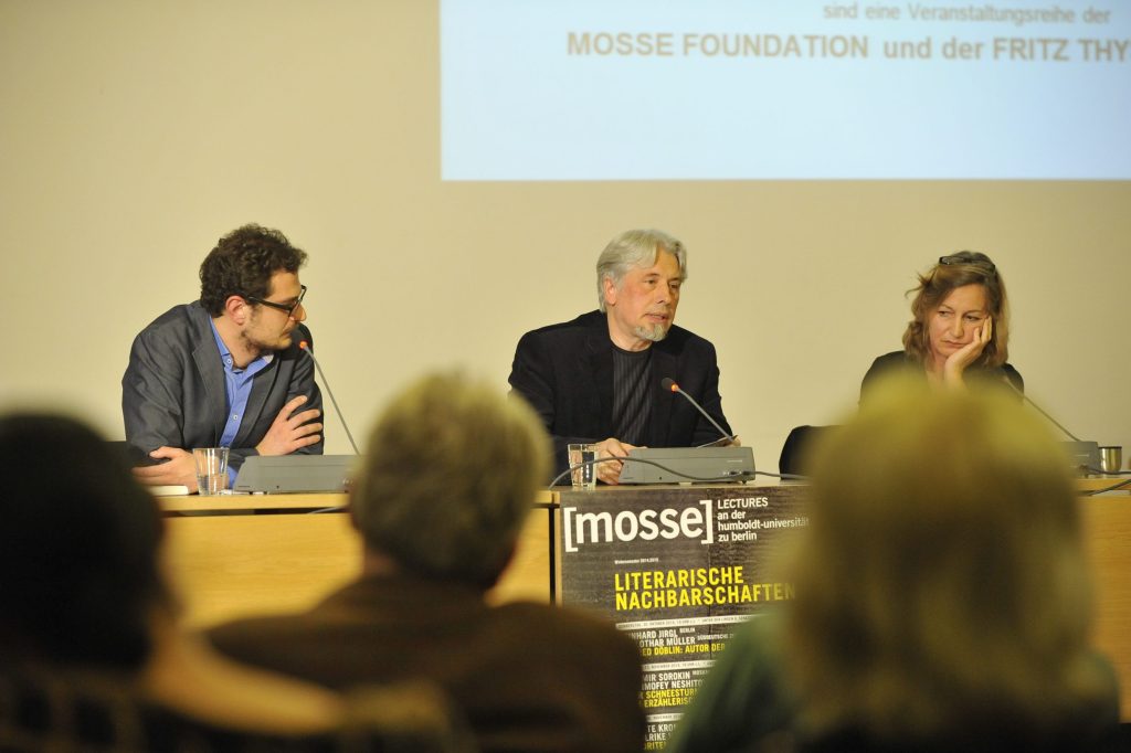 Sorokin addresses the audience