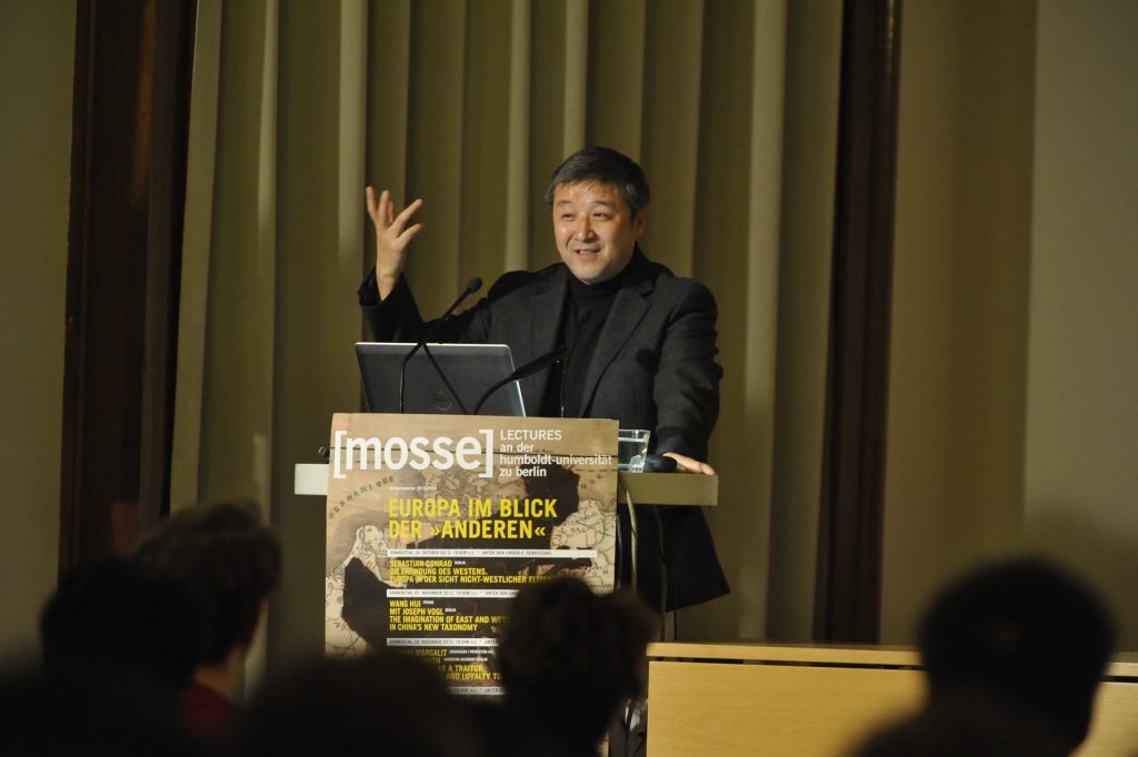 Hui lectures from the podium