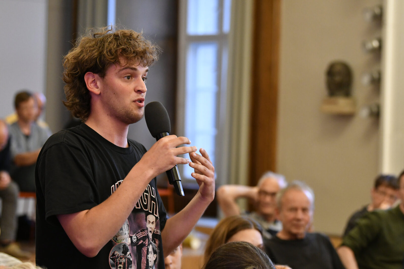 A question from the audience