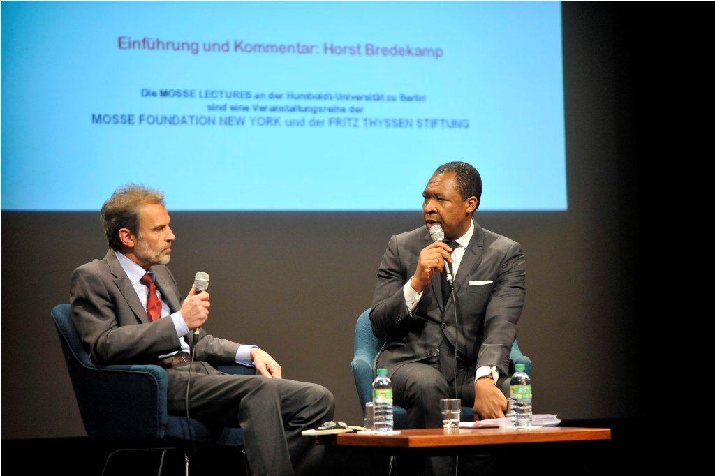 Enwezor and Bredekamp in conversation