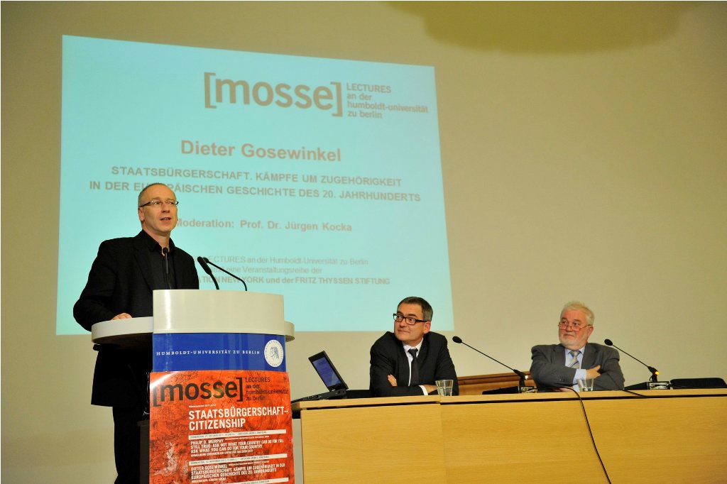 Joseph Vogl offers opening remarks
