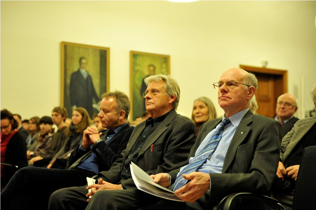 Lammert prepares to deliver his lecture