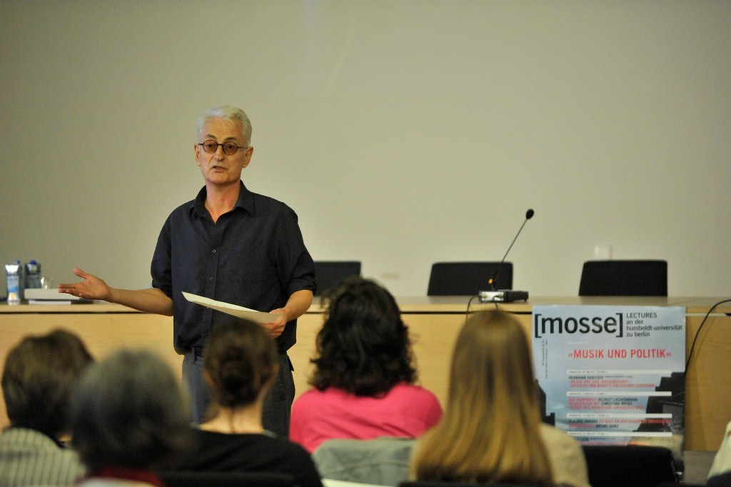 Rose during his lecture