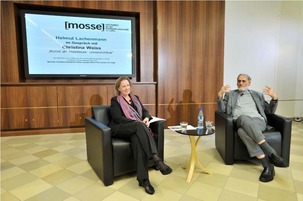 Lachenmann and Weiss in conversation
