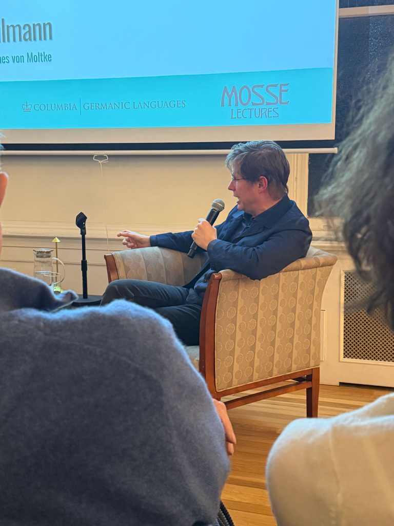 Daniel Kehlmann and Johannes von Moltke in conversation
